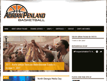 Tablet Screenshot of adrianpenlandbasketball.com